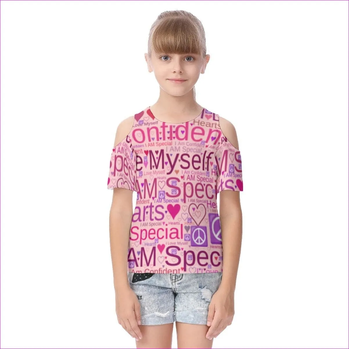 Speak-Over Kids Cold Shoulder T-shirt