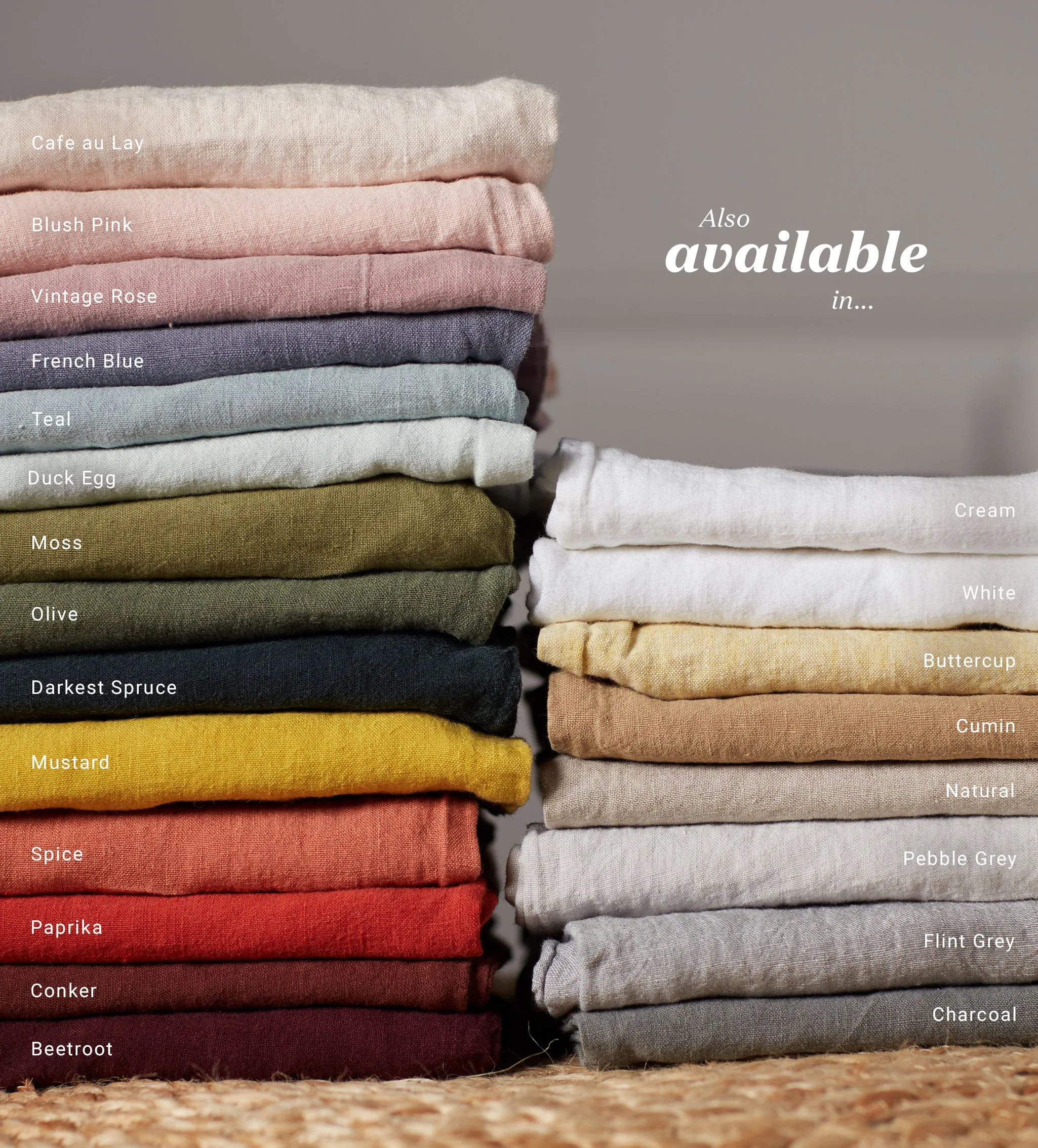 Spice 100% Linen Bed Linen