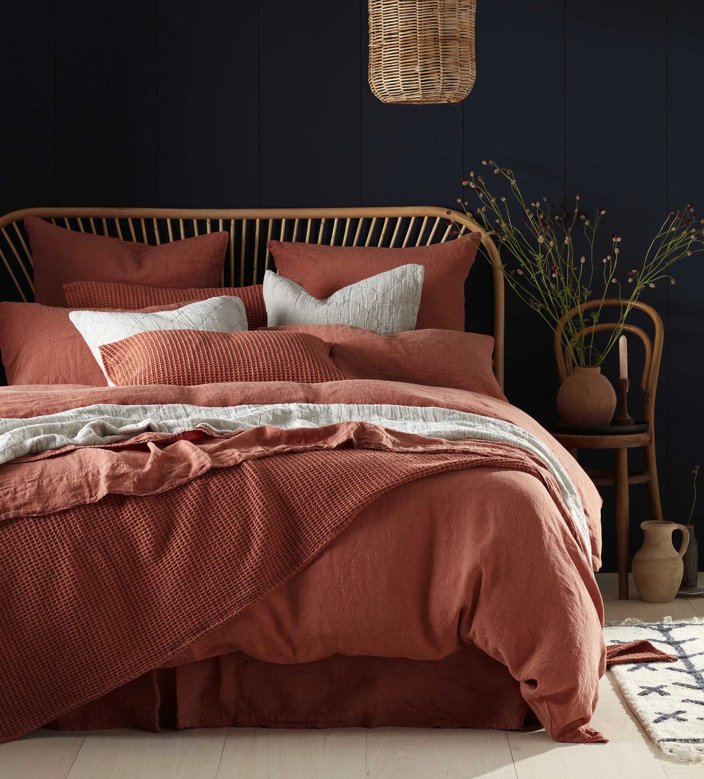 Spice 100% Linen Bed Linen