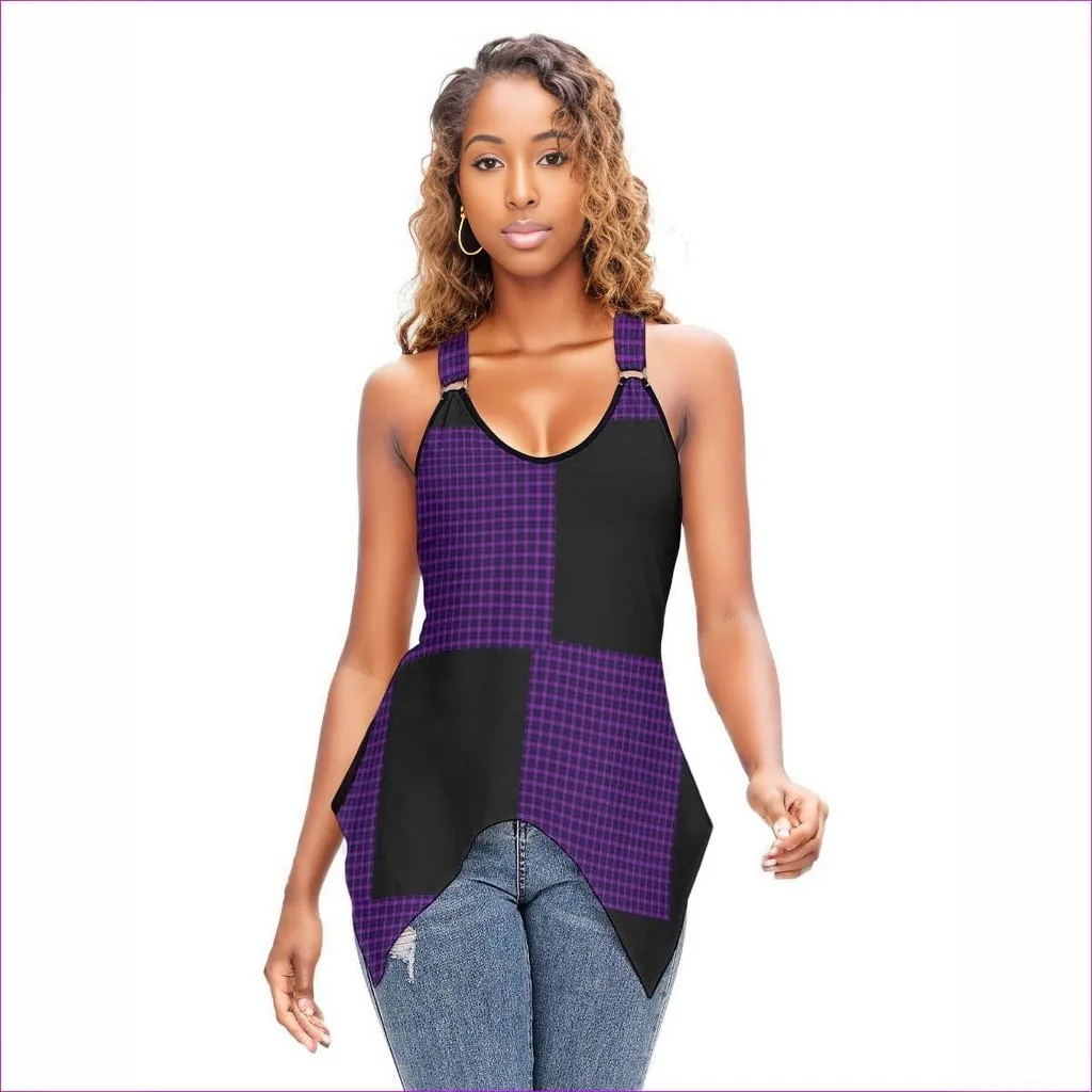 Tartan 2 Women's Skinny Sport Tank Top