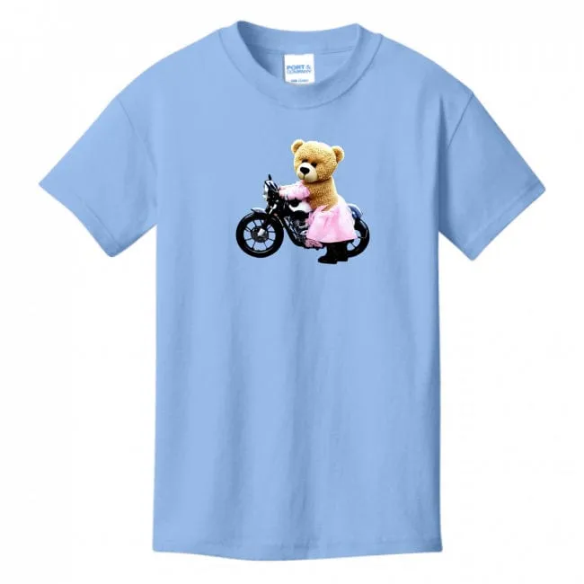 Teddy Ride Girls 100% Cotton T-shirt