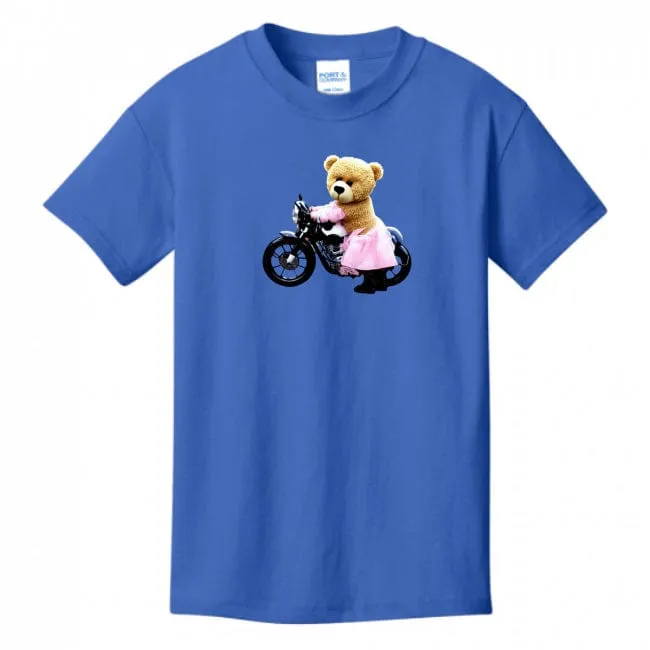 Teddy Ride Girls 100% Cotton T-shirt