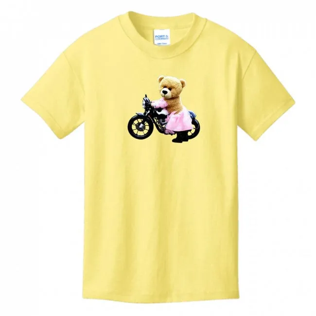 Teddy Ride Girls 100% Cotton T-shirt