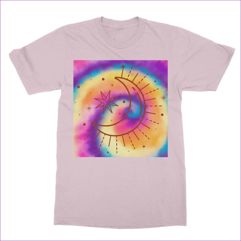 Tie-Dye Moon Classic Adult T-Shirt