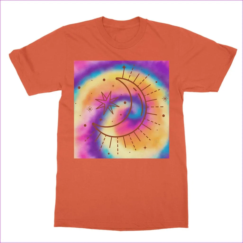 Tie-Dye Moon Classic Adult T-Shirt