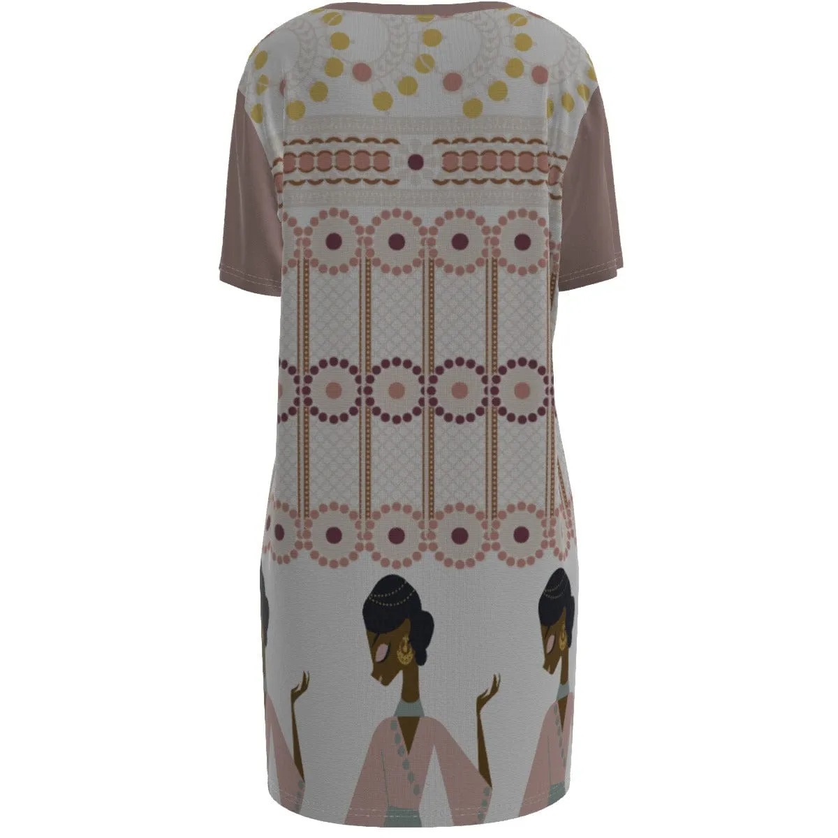 Touch of India Women's T-Shirt Dress | 100% Cotton