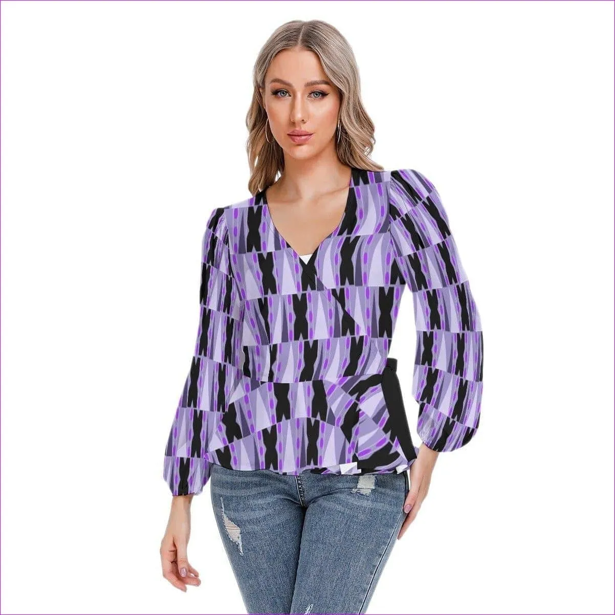 Tribe Women's Long Sleeve Blouse