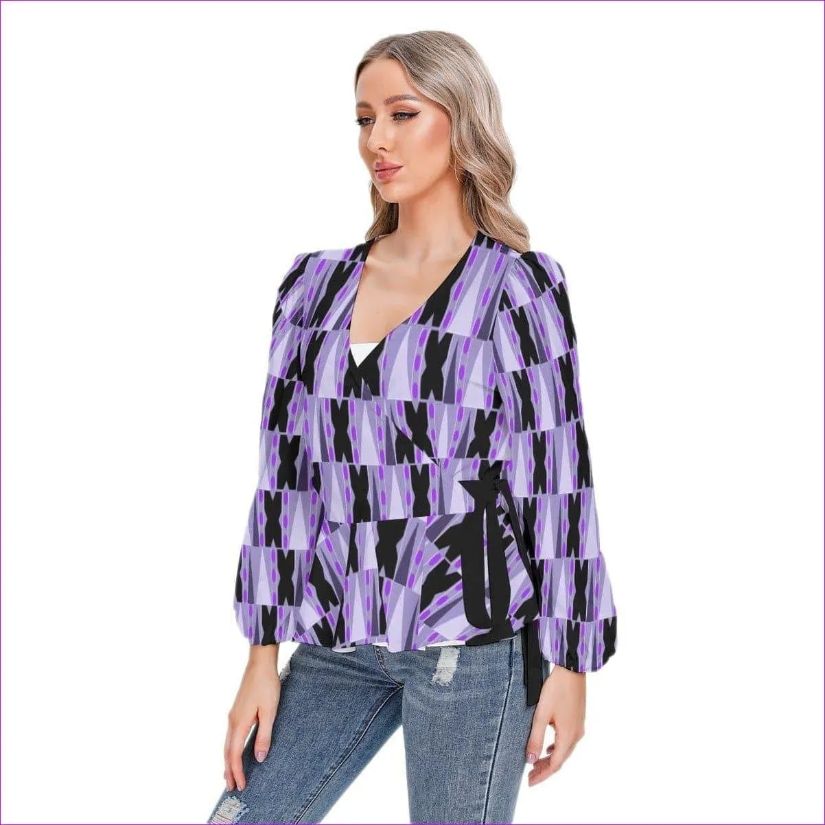 Tribe Women's Long Sleeve Blouse