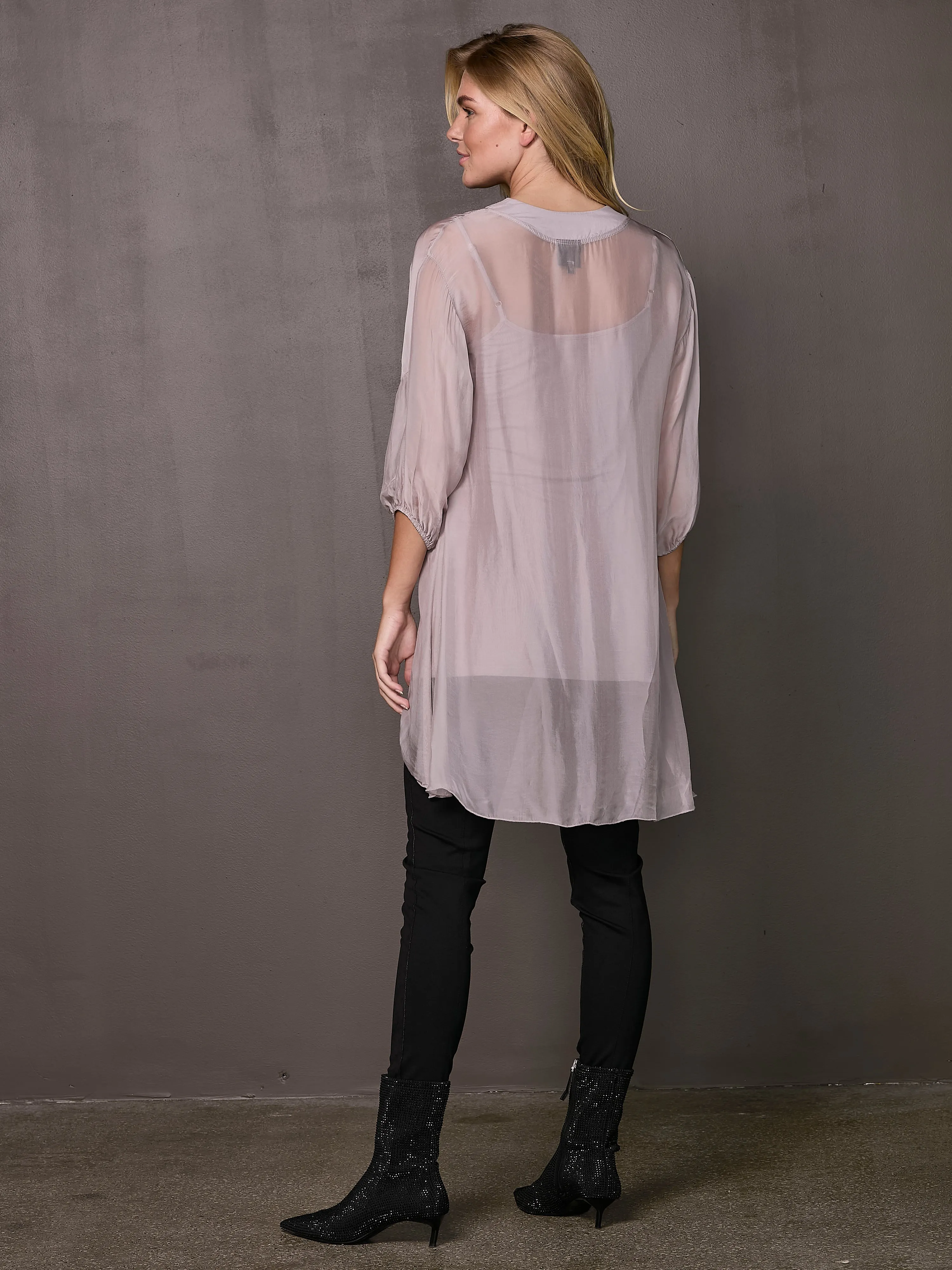 VANINA tunic - Dusty purple