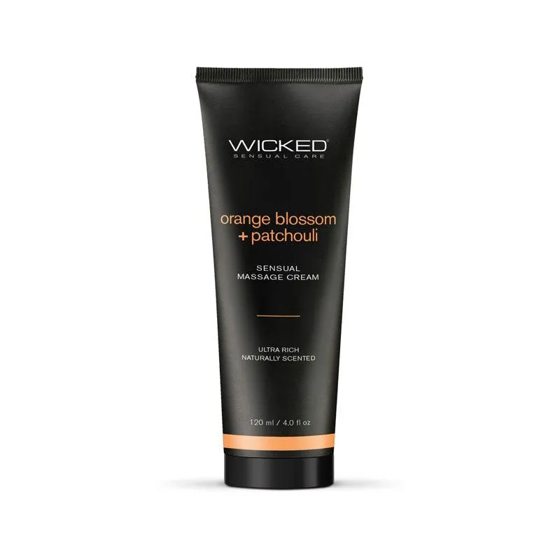 Wicked ORANGE BLOSSOM   PATCHOULI Sensual Massage Cream