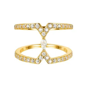 Yellow Gold Marquise Ring