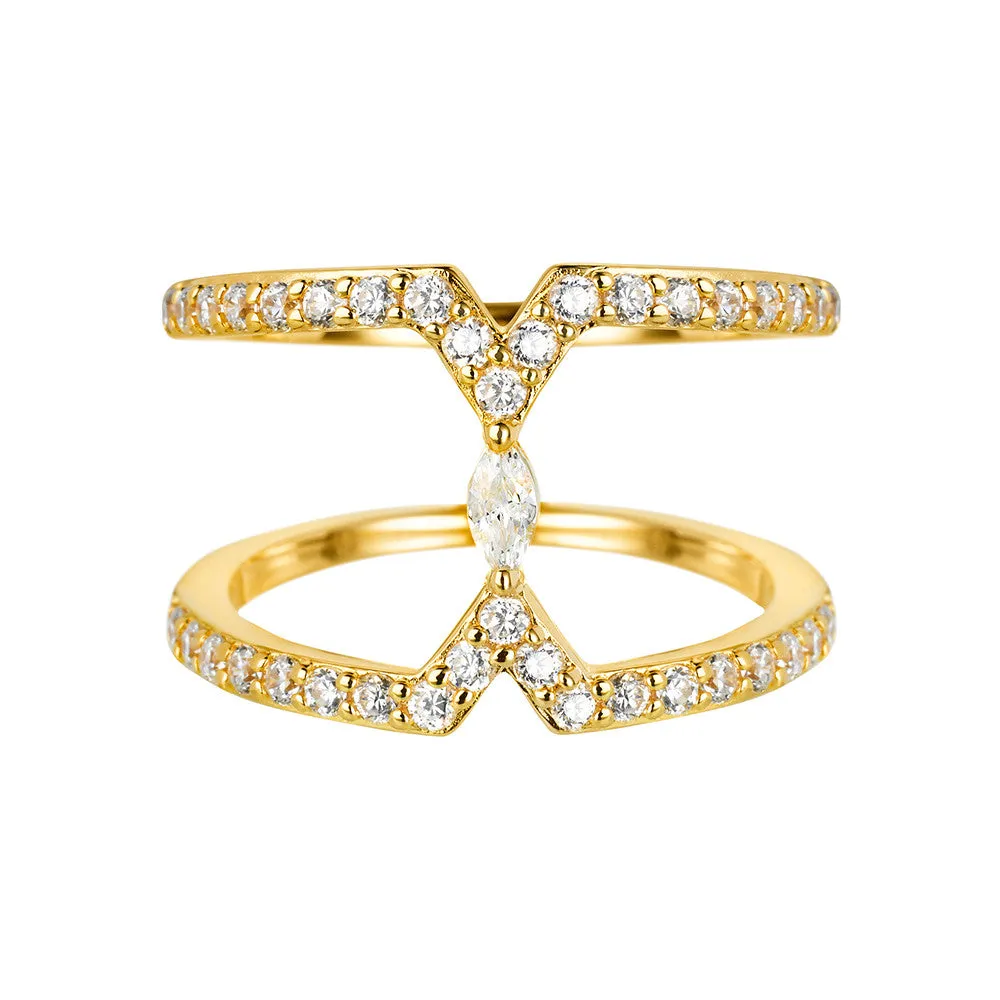 Yellow Gold Marquise Ring